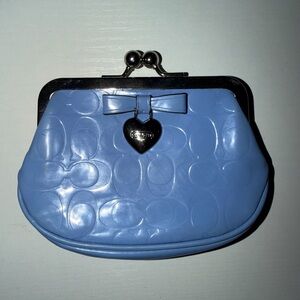 vintage Coach kisslock coin purse